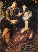 Peter Paul Rubens Rubens with his first wife Isabella Brant in the Honeysuckle Bower France oil painting artist
